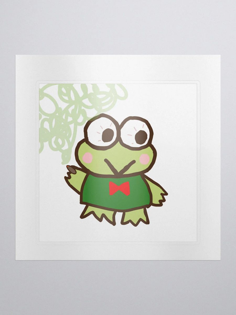 Keroppi Sanrio Smoking Sticker product image (1)