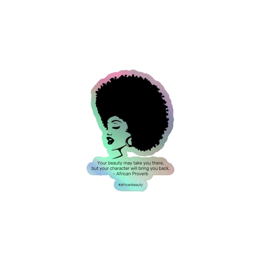 African Beauty Affirmation Sticker Sheet product image (1)