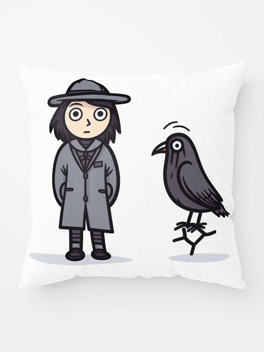 Cozy Pillow - Crowman and his crow product image (5)