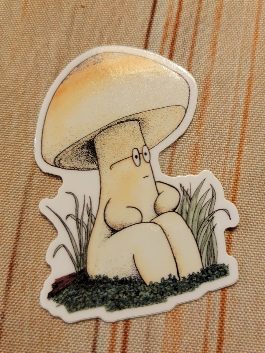 Champi the Mushroom Sticker product image (1)