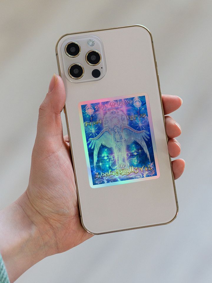 Angelic Diamond Light Holographic Kiss-Cut Sticker product image (1)
