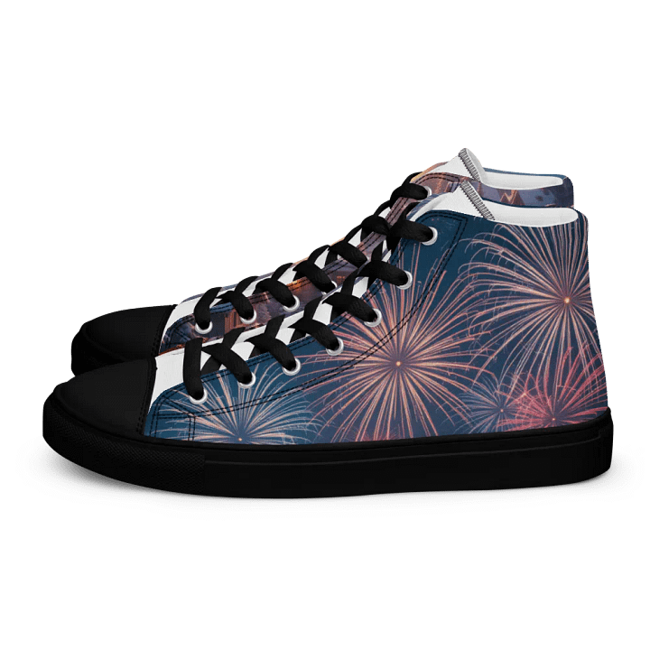New Years Frosty Night Retro High Tops product image (1)