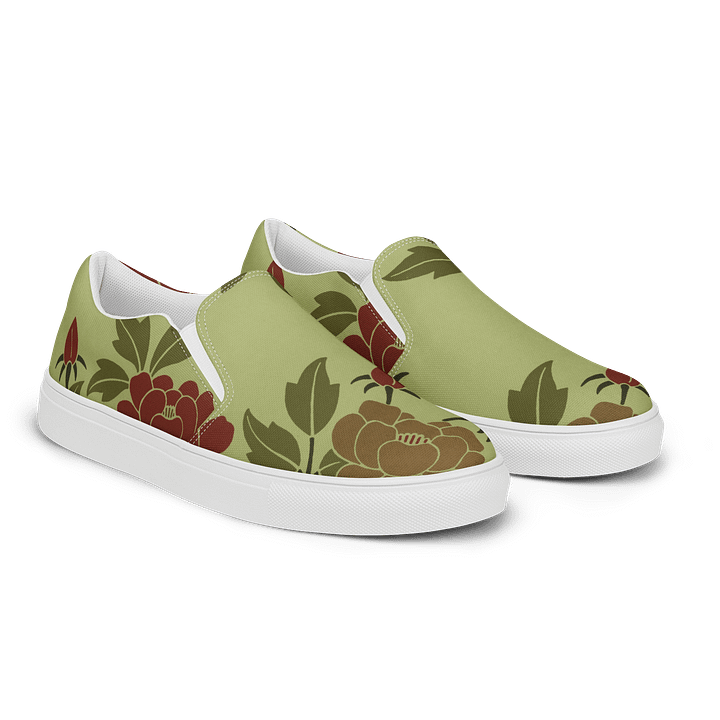 Elegant Floral. Men's Slip-On Canvas Shoes product image (2)