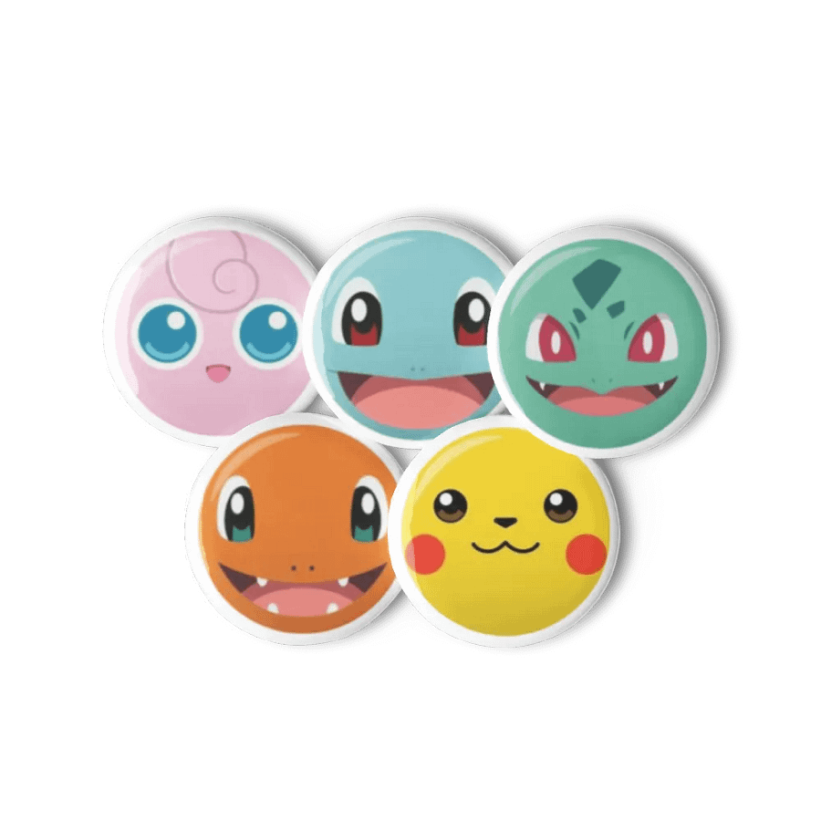 Pokemon Button Pins (5) product image (6)