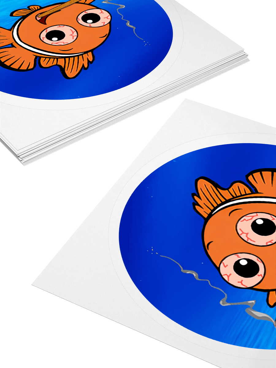 Lowkey Fishy Sticker (with backdrop) product image (12)