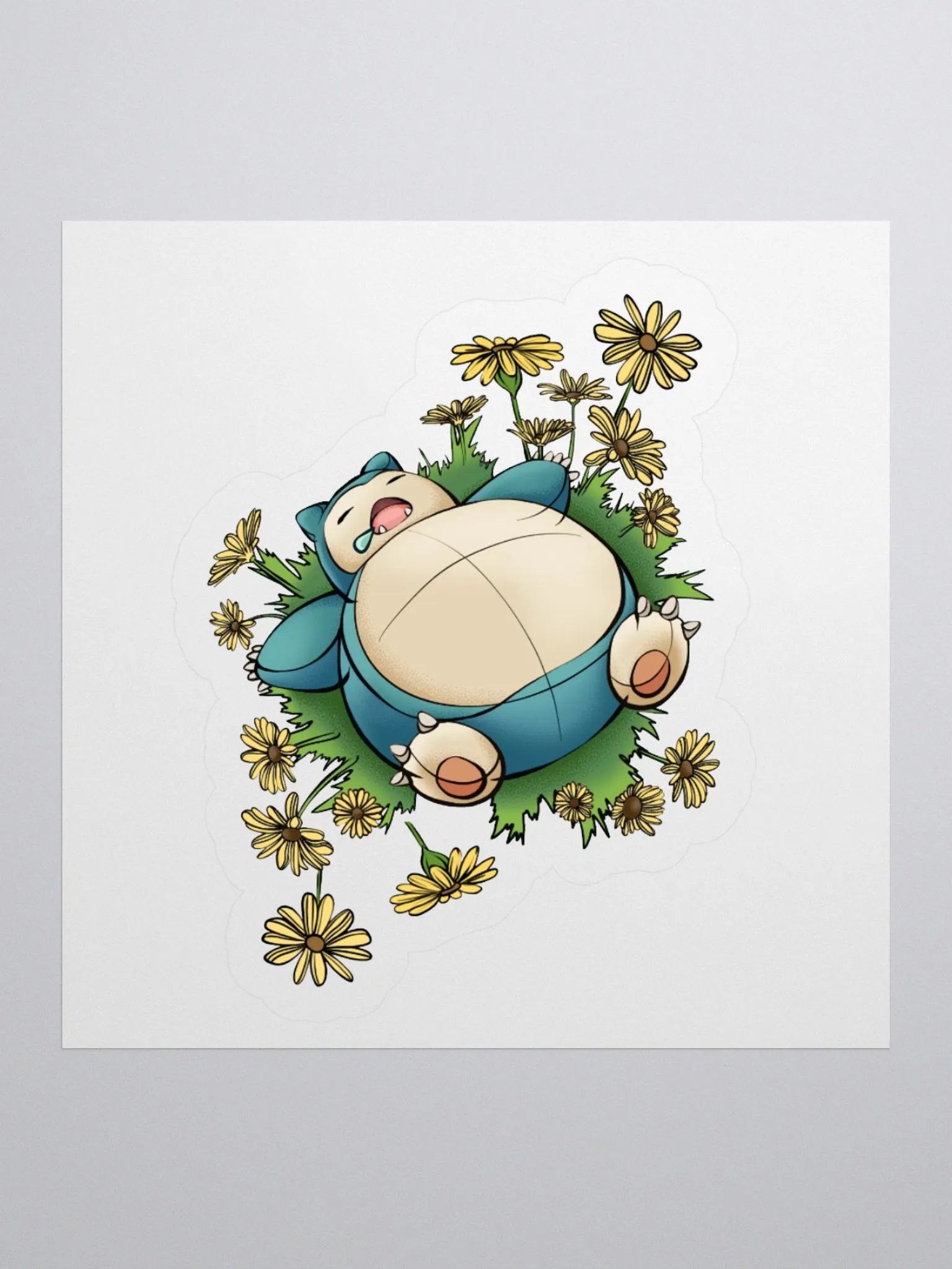 "Snoozing" Sticker product image (5)