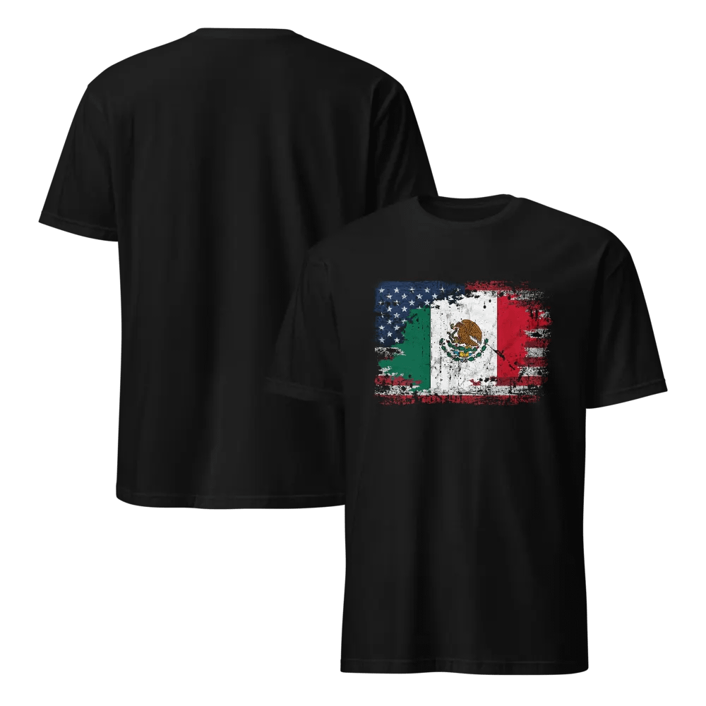 American Mexican Grunge Flag product image (9)