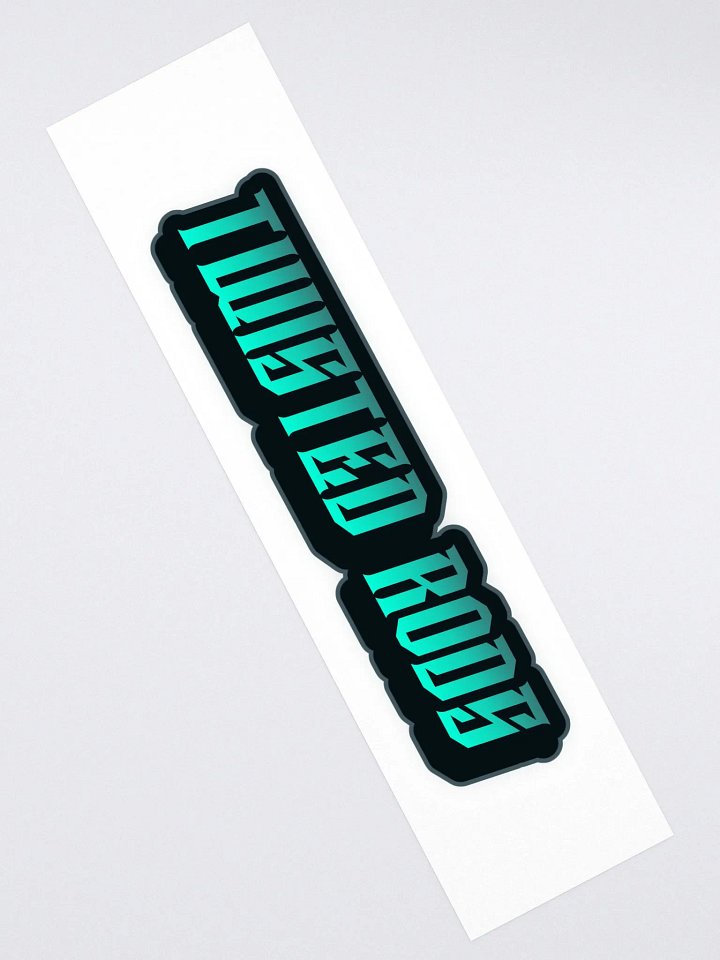 Twisted Rods Aqua Sticker product image (2)