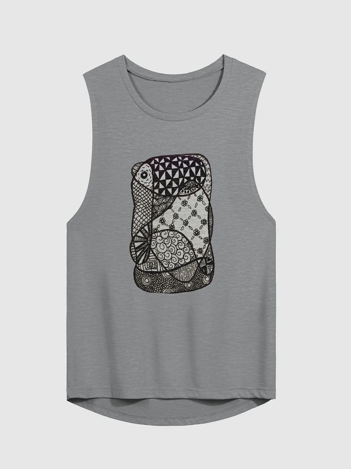 Whimsical Monochrome Flowy Tank product image (2)