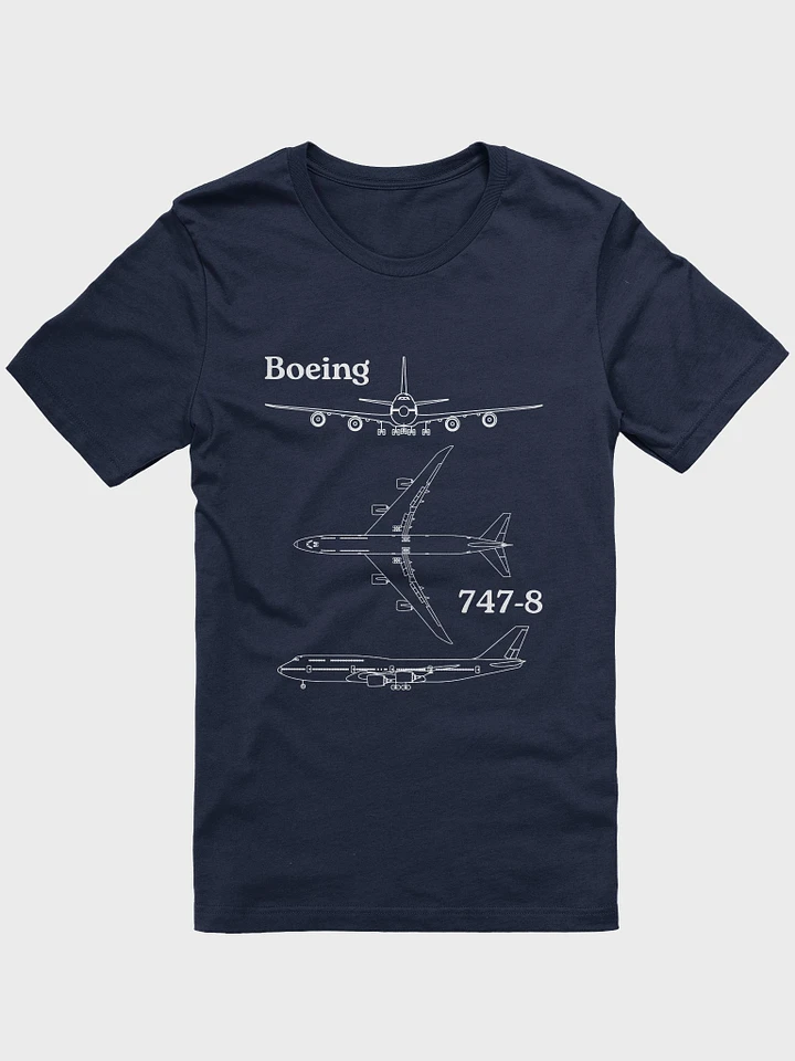 Boeing 747-8 Blueprint Tee product image (1)