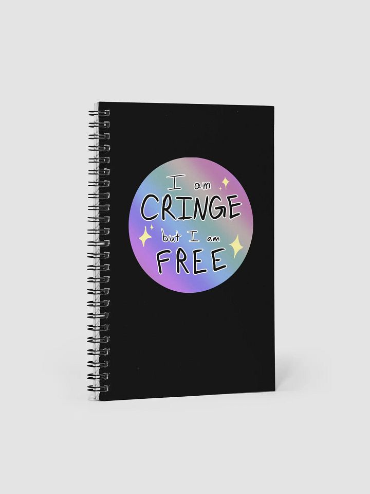 'Cringe but Free' Spiral-Bound Journal product image (1)