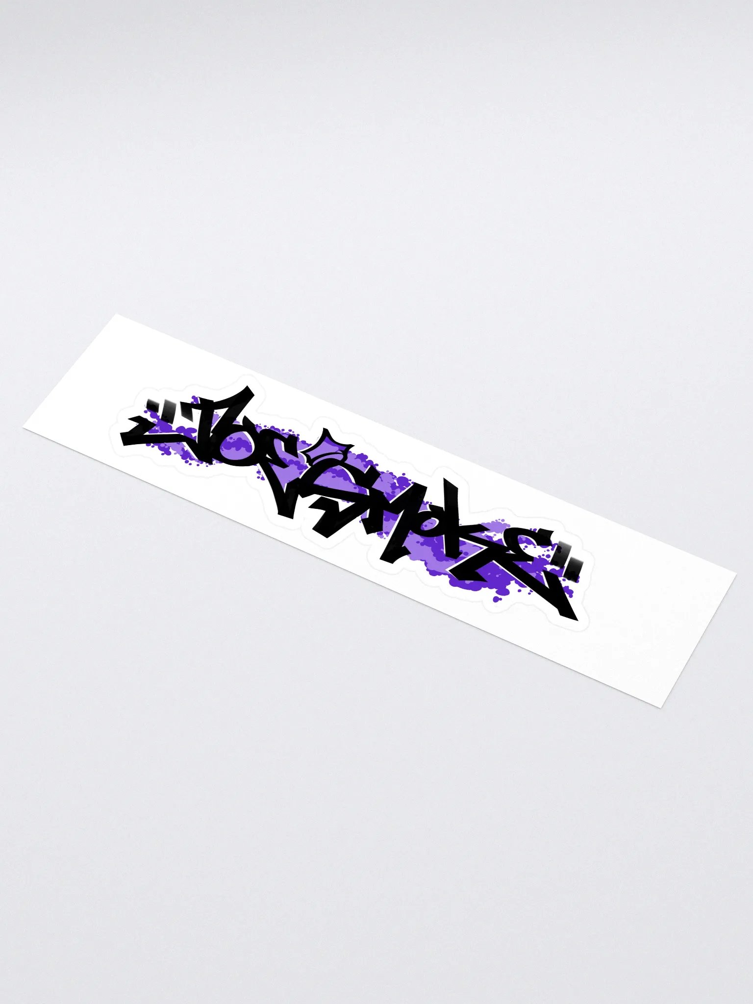JoeSmoke Graffiti Sticker Purple Splatter product image (1)