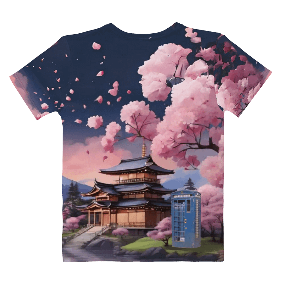 Dr Who Tardis in Japan All Over Print T-shirt product image (9)