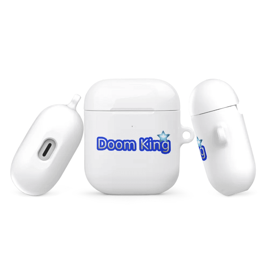 Doom White Ear pod case product image (9)