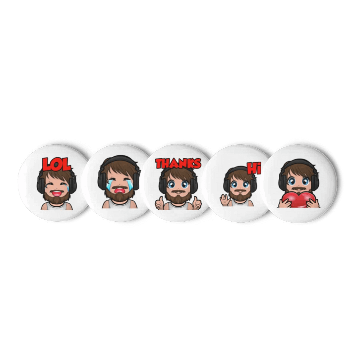 Bold AMG Red Pin Buttons Set product image (1)