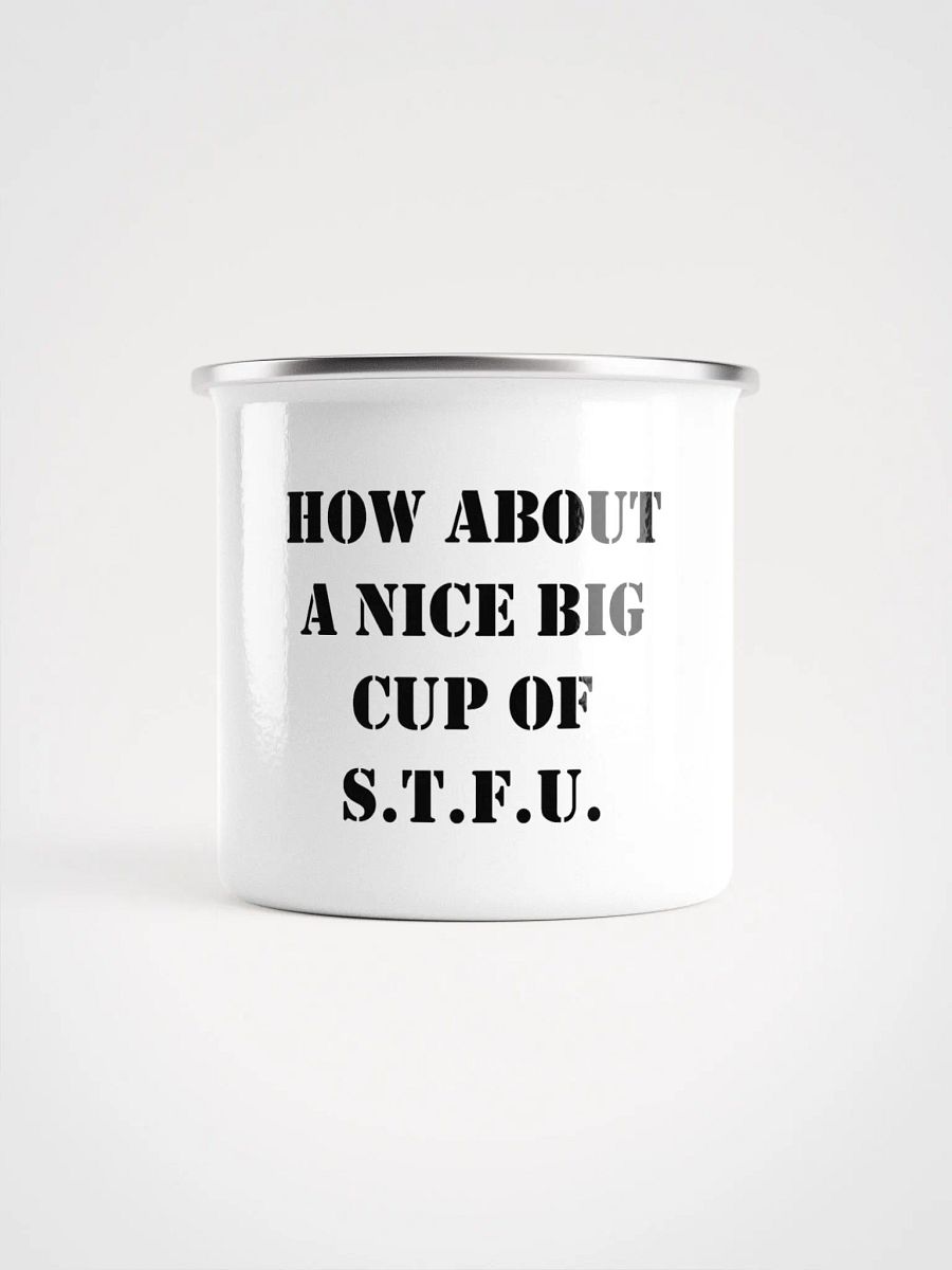STFU Enamel Cup product image (1)