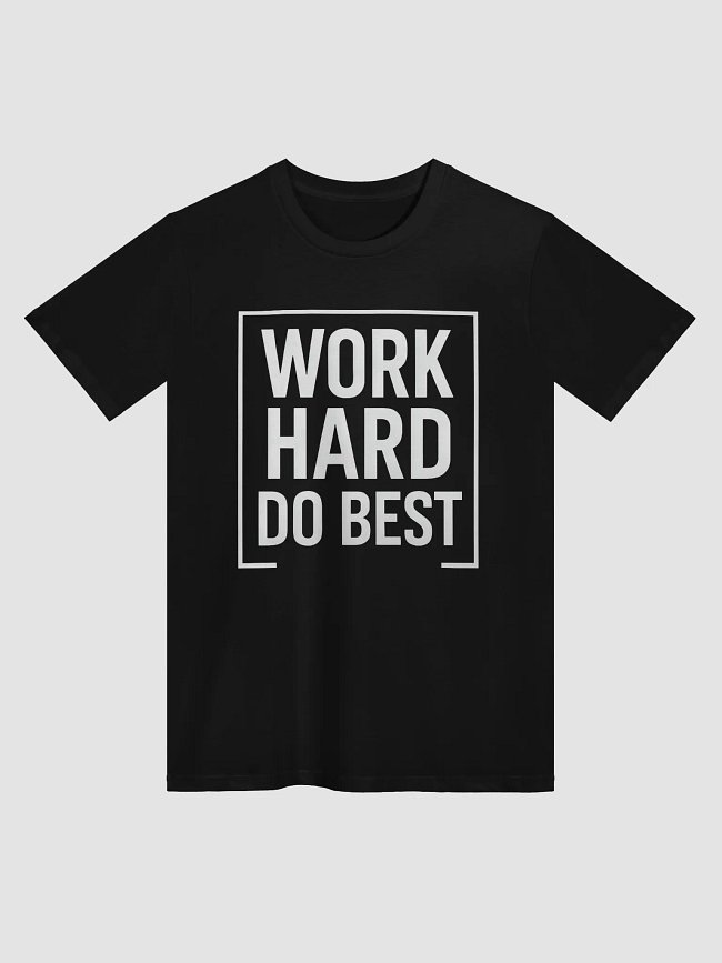 Matt Damon: Work hard, do best.