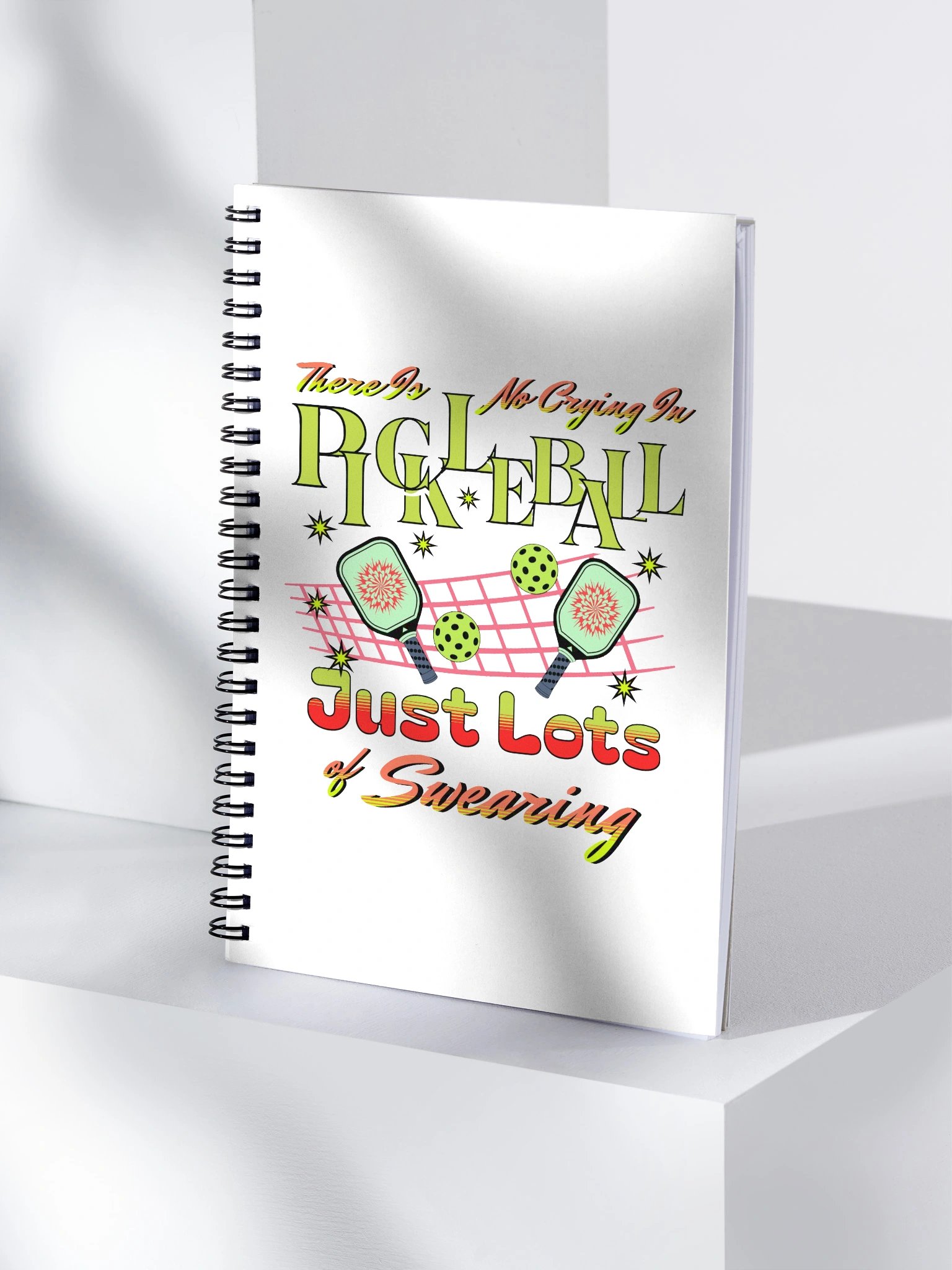 There Is No Crying In Pickleball Just Lots Of Swearing Notebook product image (1)