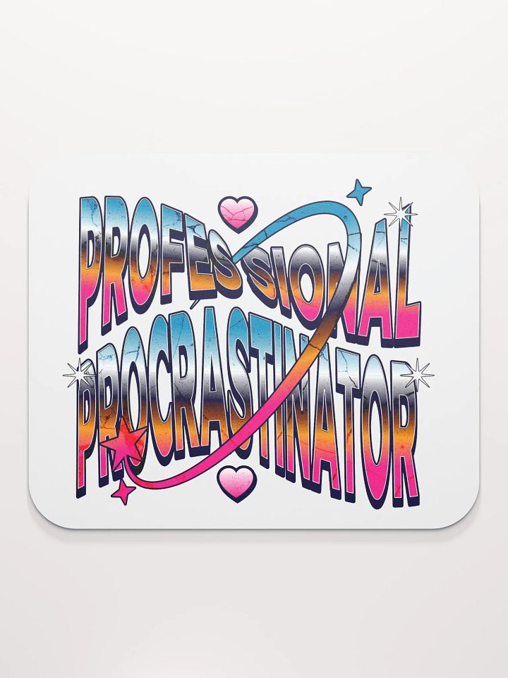 Professional Procrastination Station Mouse Pad product image (1)