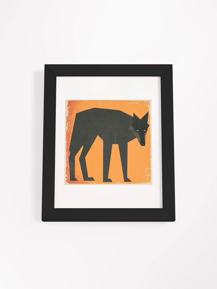 Framed Wolf Akela Print product image (5)