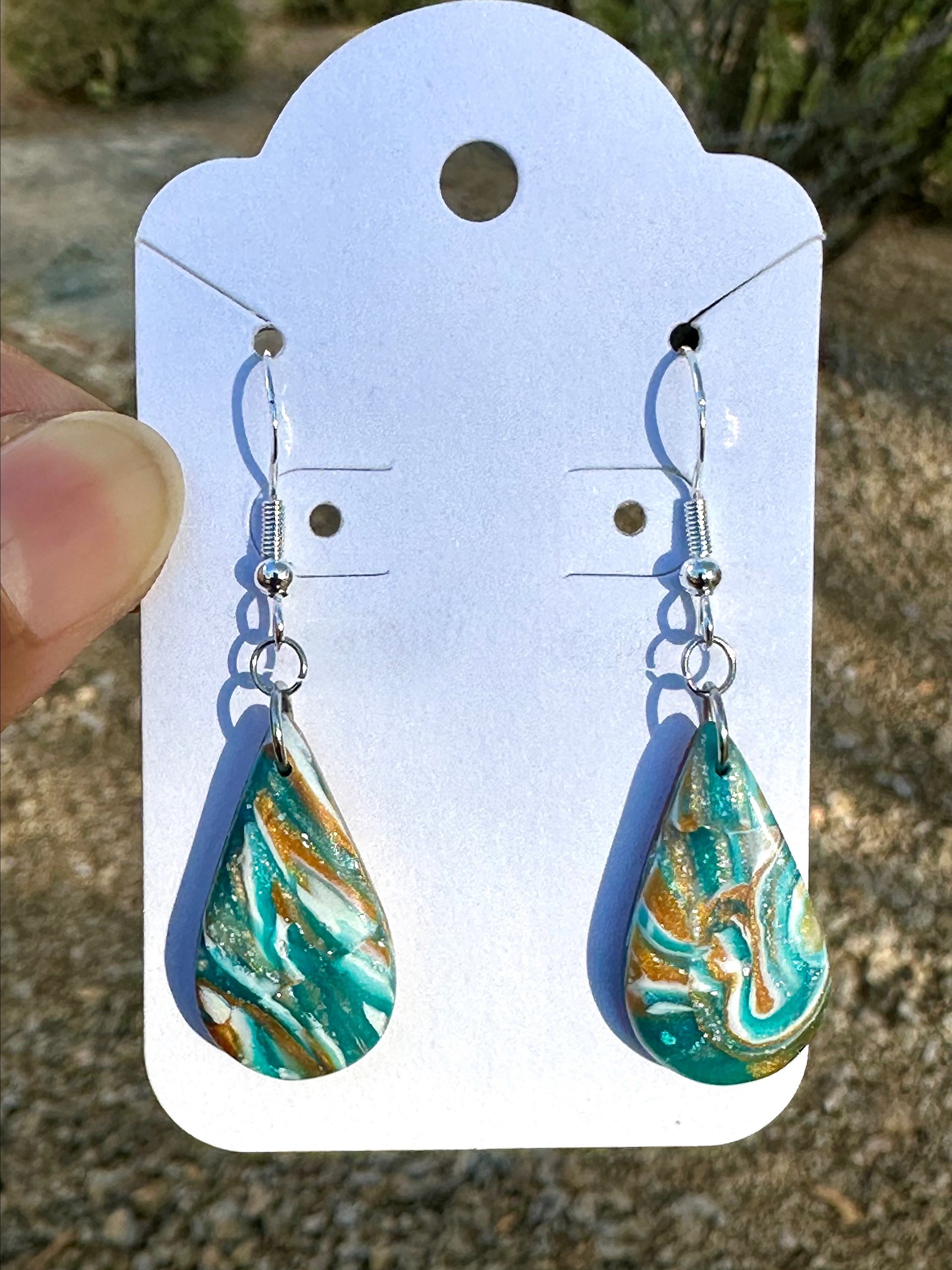 Royston Swirl Teardrop Earrings product image (1)