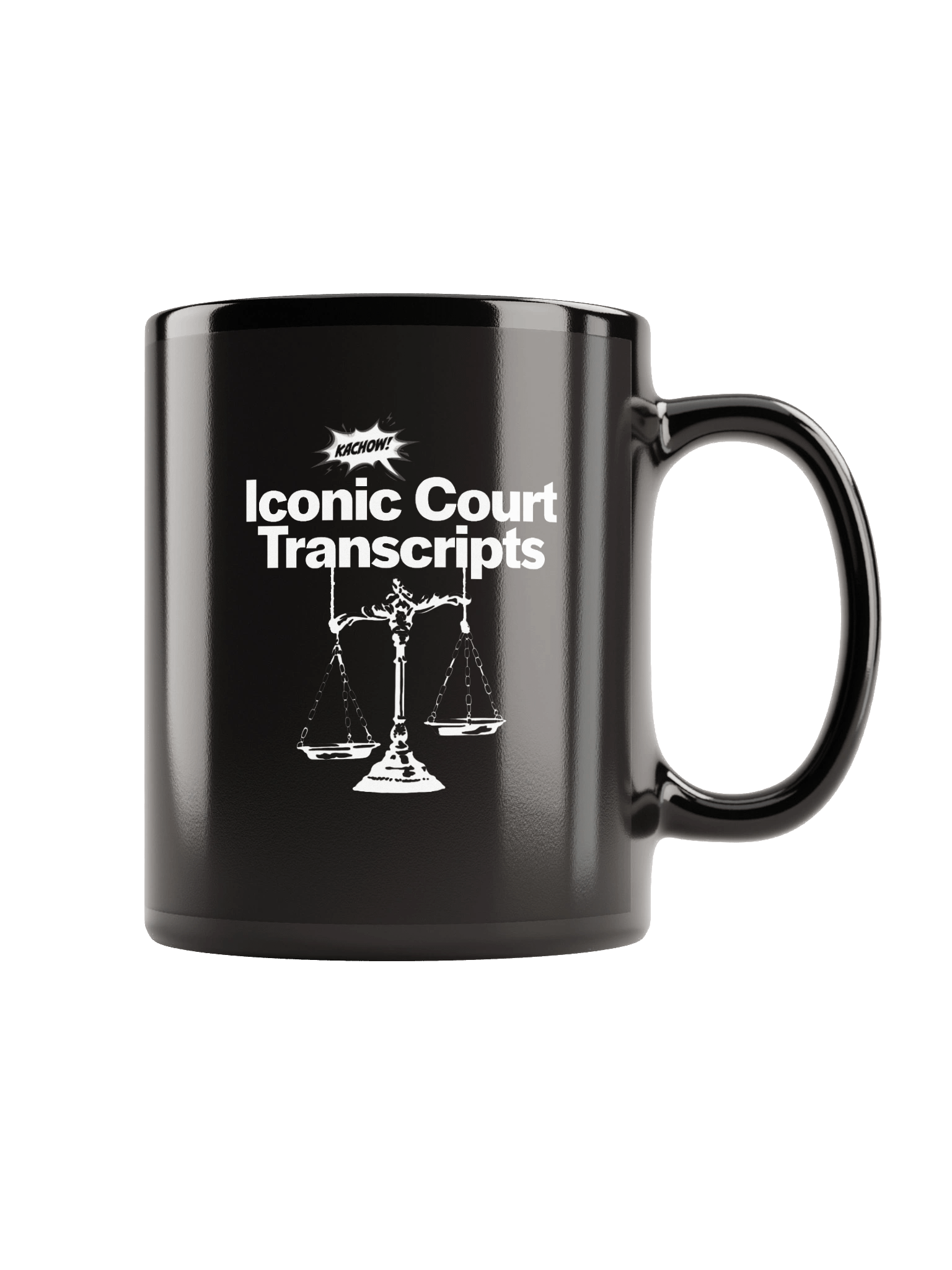 Kachow Black Glossy Mug product image (1)