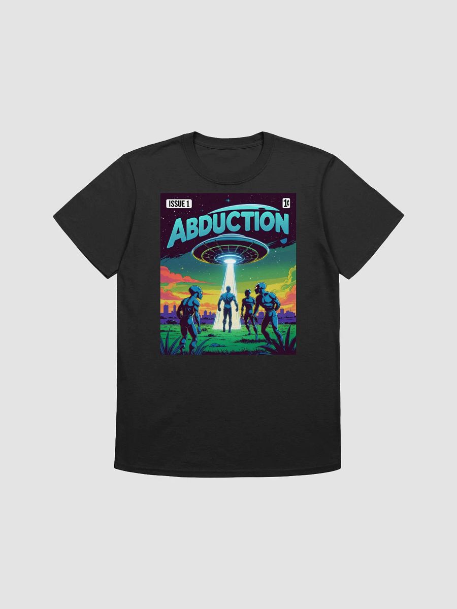 1970s Sci-Fi Comic T-Shirt – Retro Alien Abduction Art product image (18)