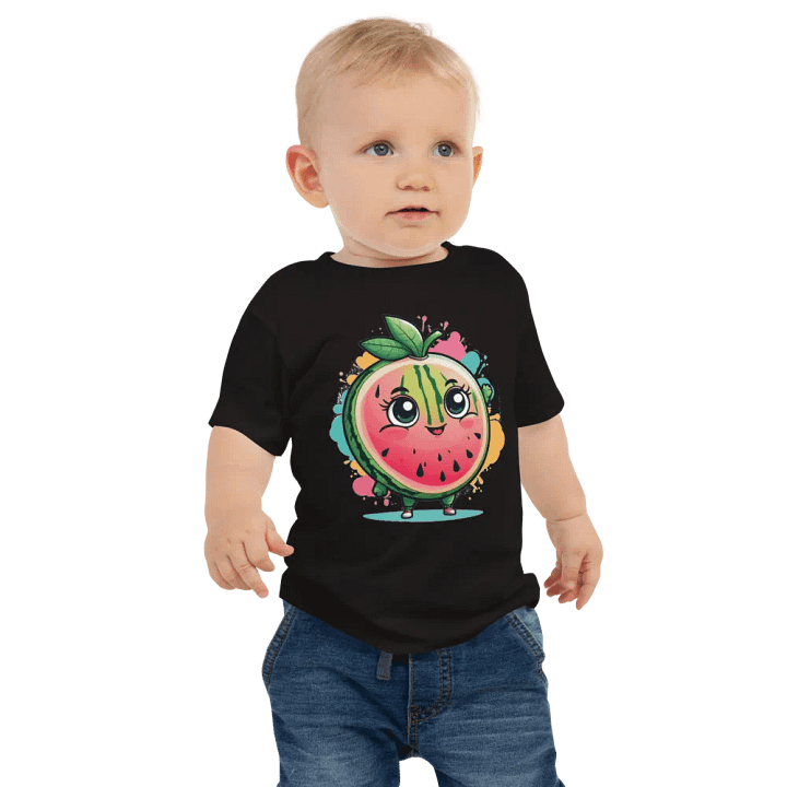 Cheerful Watermelon Baby Tee product image (1)