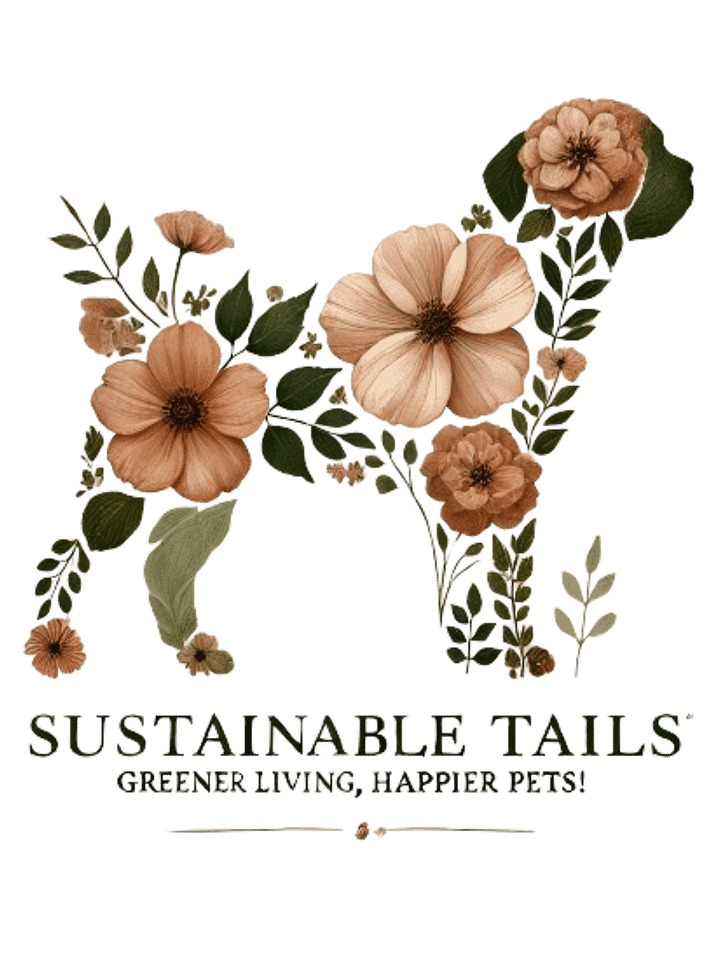 Sustainable Tails: Floral Pet Silhouette Art product image (1)