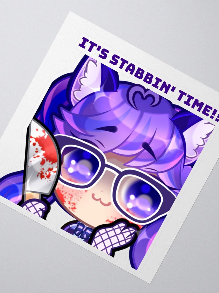 Stormy Stabbin' Sticker product image (4)