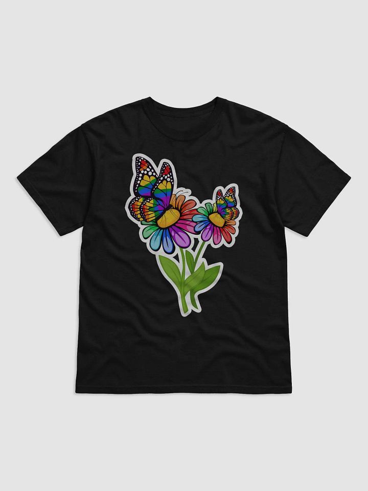Queer / Rainbow Butterflies Tee product image (1)