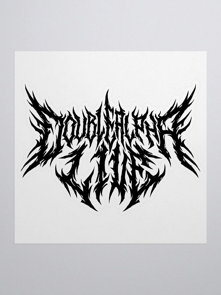 Metal Sticker - Black product image (1)