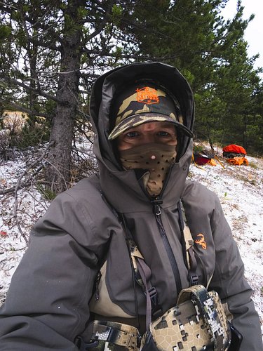 Stoked to be covered in @hunterselement while over in Monana last week. When temps averaged -3 to -10, I stayed warm and dry!