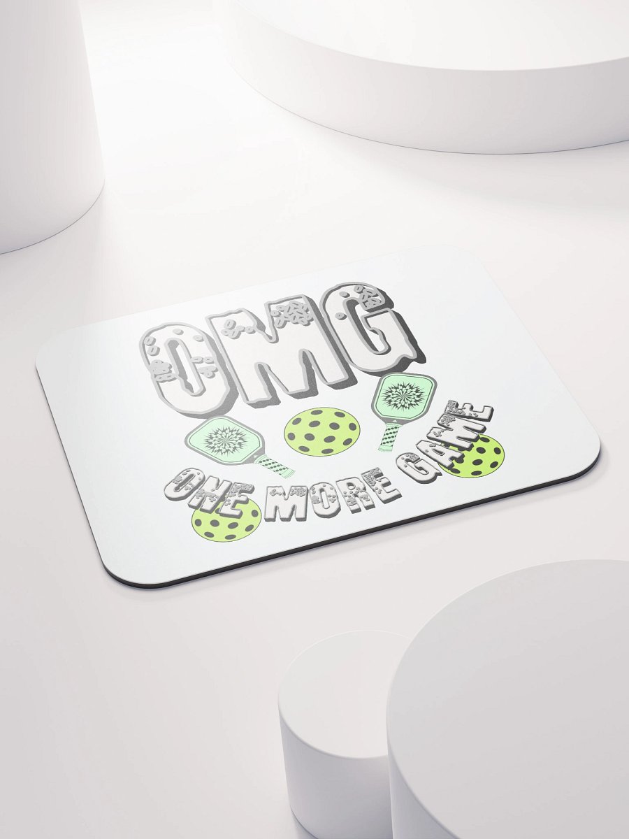 OMG One More Game Pickleball Block Fun Mouse Pad product image (4)