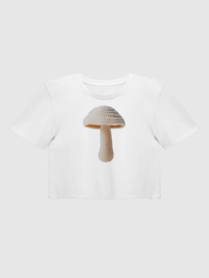 CozyAvocado Women's Premium Mushroom Crop Top #8 product image (1)