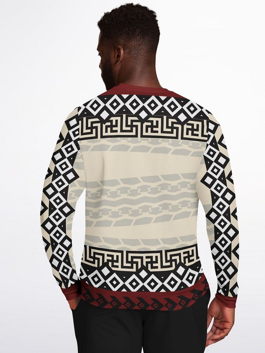 "Forget The Bike Ride The Biker" Sweatshirt | Funny Motorcycle Rider Outfit | Biker Life Sweater | Geometric Pattern Jumper product image (4)