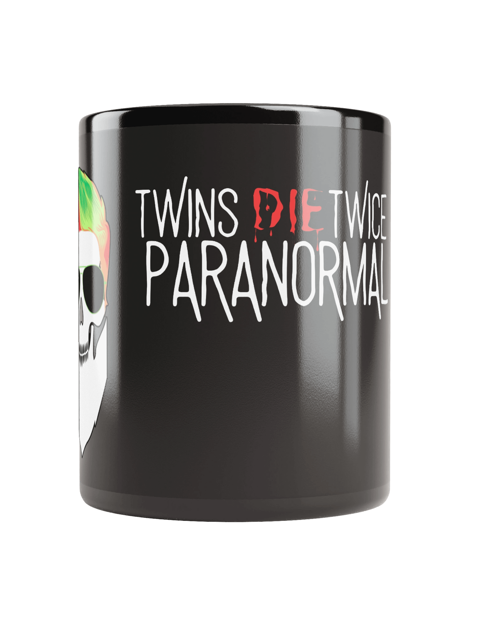 Twins Die Twice Paranormal Twin Skull Mug product image (5)