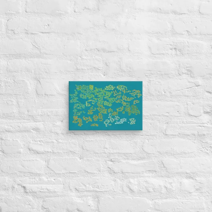 A Monster's Expedition Map - Canvas Print product image (2)