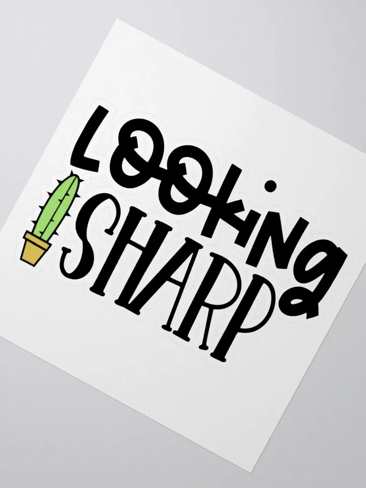 Sharp Cactus Kiss Cut Sticker product image (2)