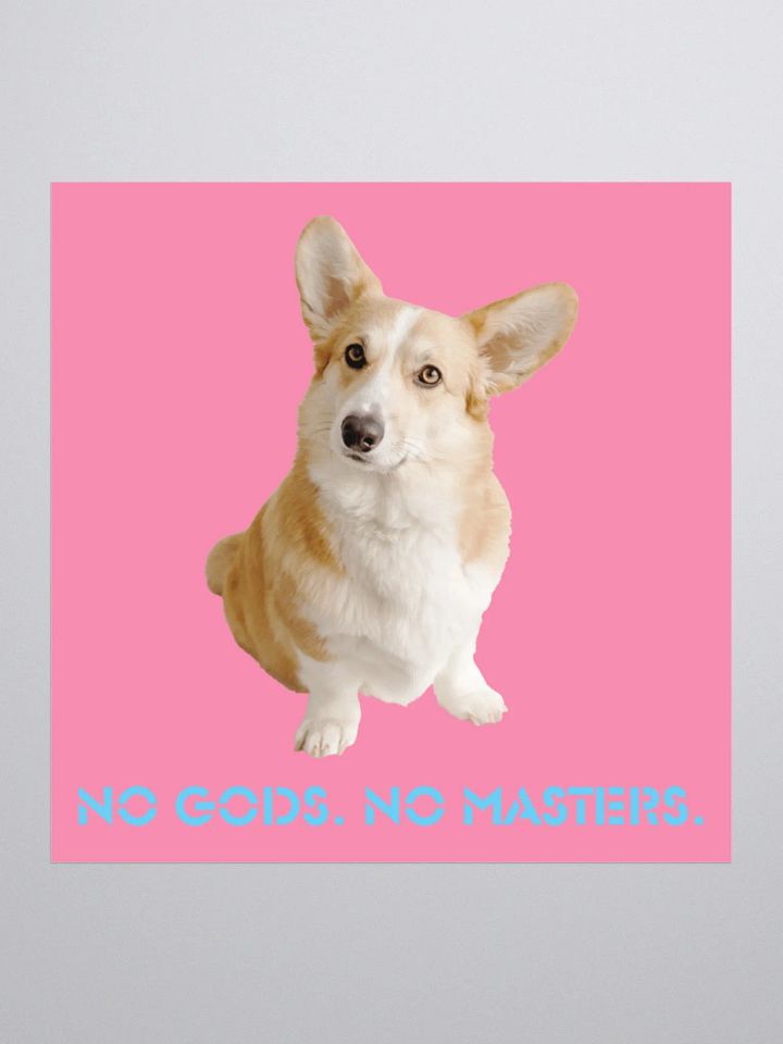 No Gods No Masters - Pink Sticker product image (1)