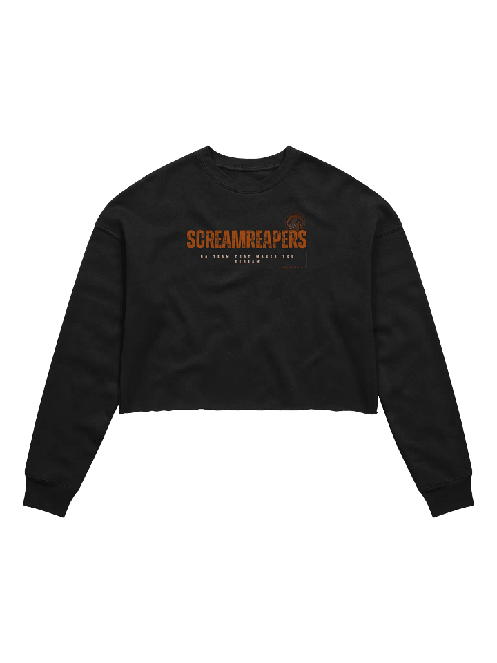Official Scream Reaper Crop Top Sweatshirt product image (1)