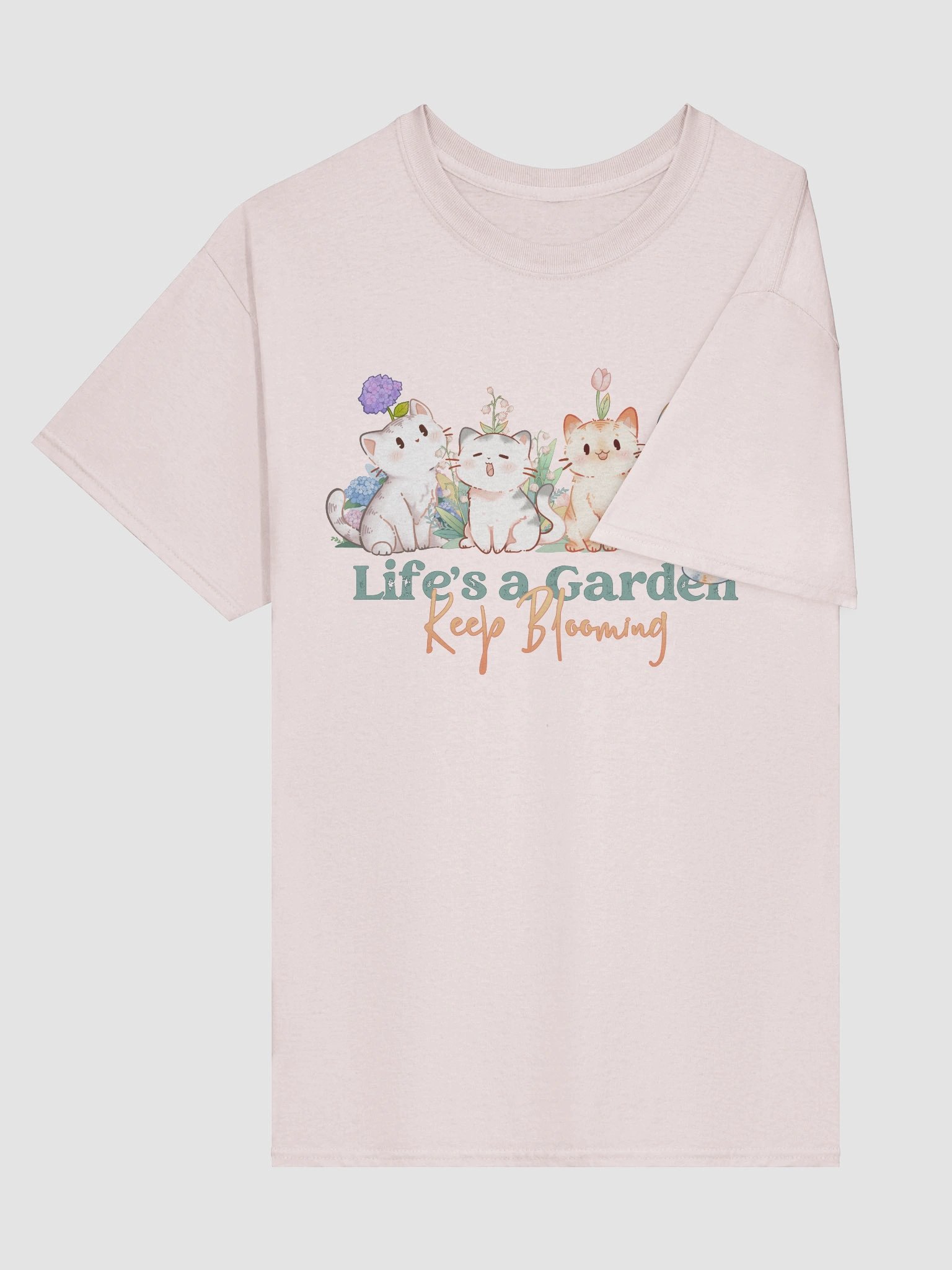 Life is a cat garden -Unisex Tee Heavyweight product image (15)
