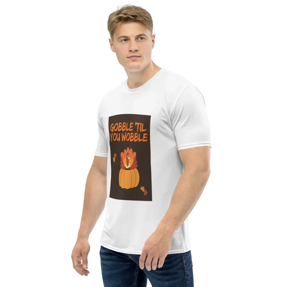 🦃🍁 THANKSGIVING FUNNY TEES 4 U FOR MEN - “Gobble ’til you Wobble.” product image (3)