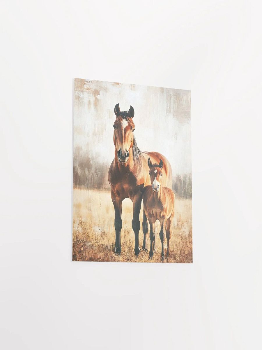 Tender Moments - Rustic Farmhouse Mother & Foal Art product image (25)