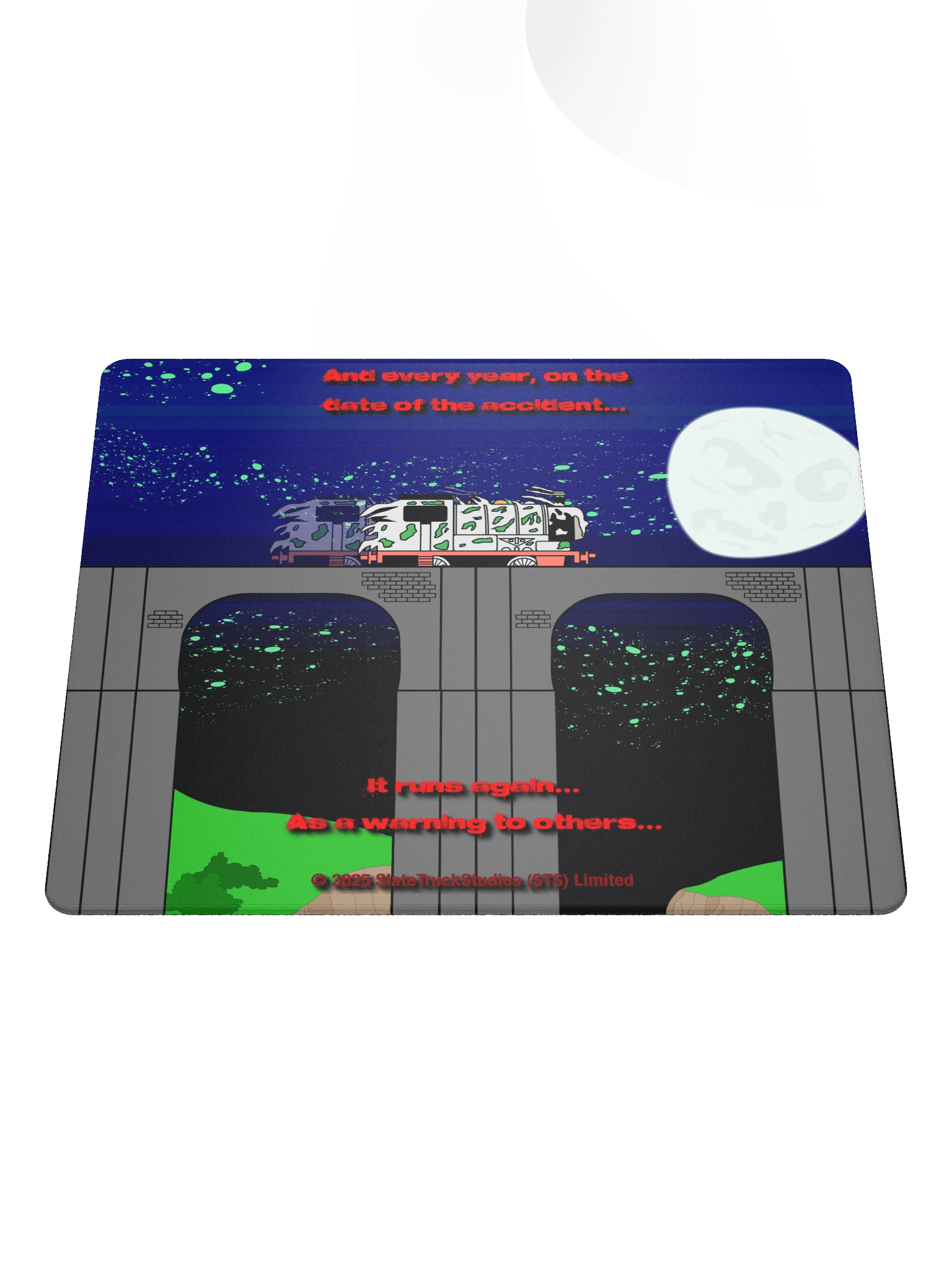 Ghostly Trick Mouse Mat product image (1)