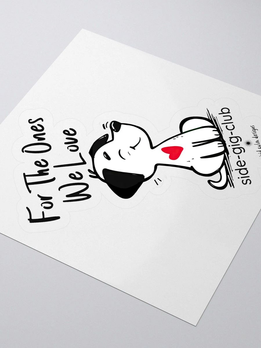 For the Ones We Love: Hustler's Puppy Edition Kiss Cut Stickers product image (3)