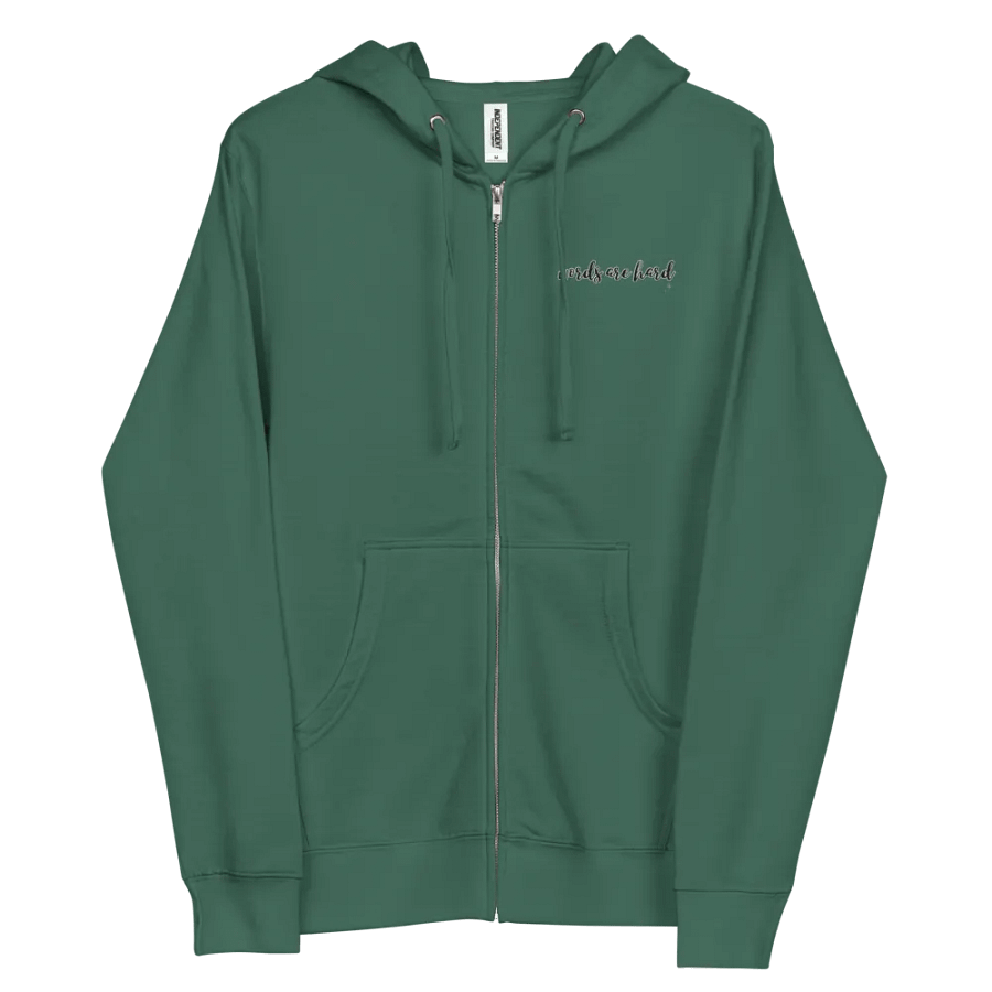 Words Are Hard Zip-Up Hoodie product image (53)