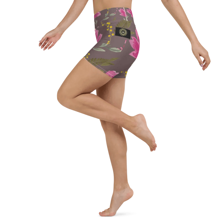 Blossom Harmony Yoga Shorts product image (10)