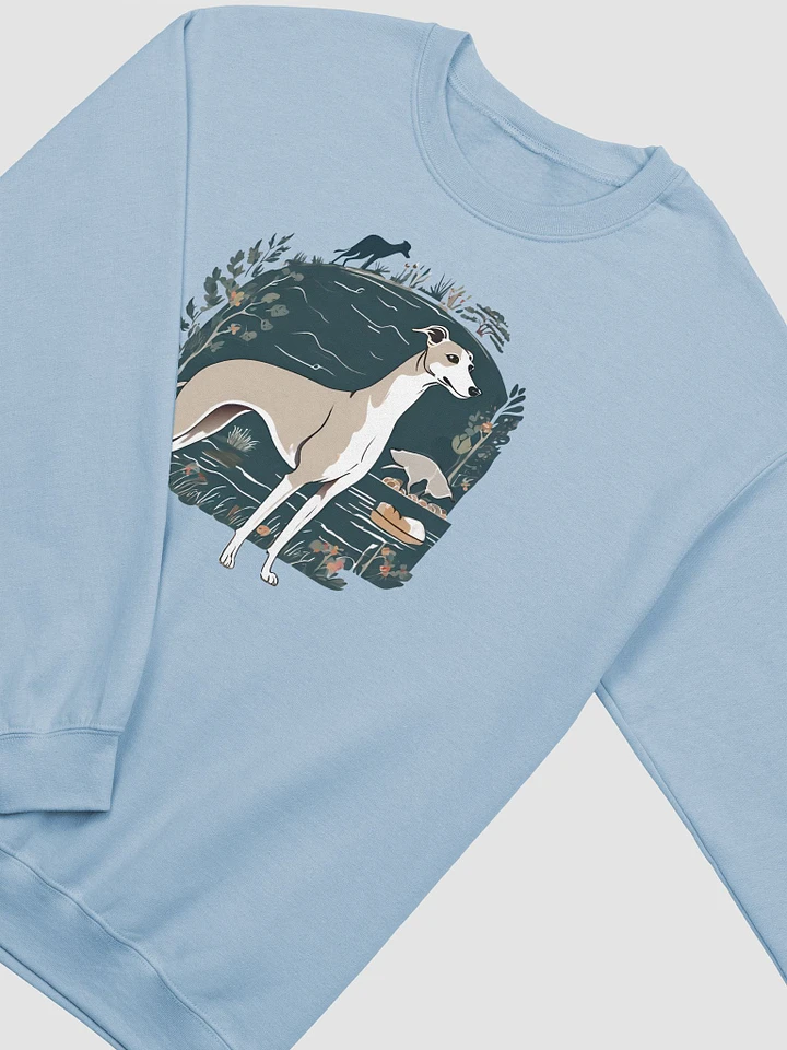 Botanical Greyhound Crewneck Sweatshirt product image (1)