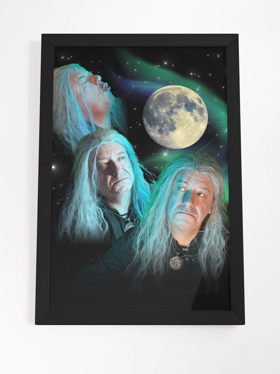 Three Witcher Moon framed art print product image (8)